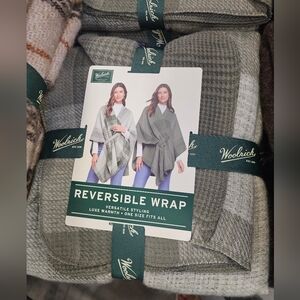 Woolrich Brushed/Reversible Wrap LuxuriousSoftness,EasyLayering/VersatileStyling